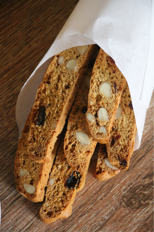 Almond Cranberry Biscotti - Pack of 4