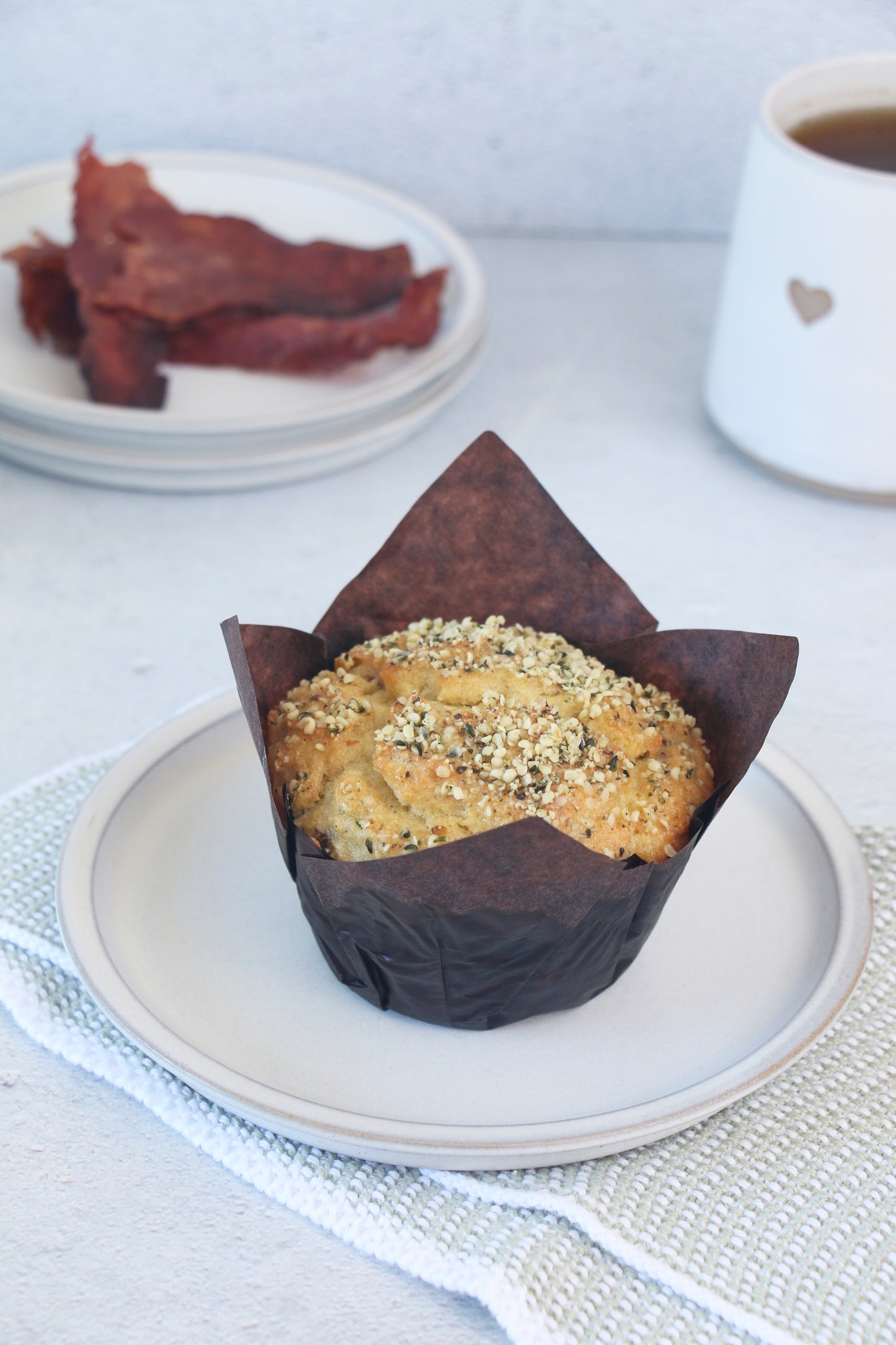 Low Carb Zucchini & Turkey Bacon Muffin - Pack 4
