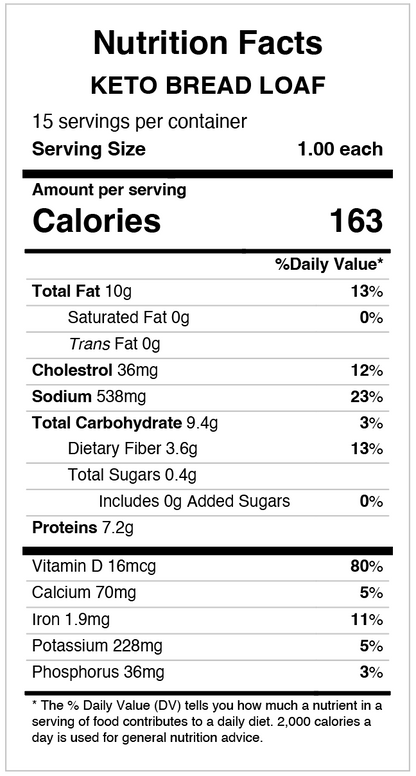 Keto Bread Loaf