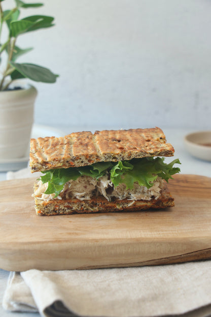 Low Carb Zucchini & Carrots Flat Bread - pack 10 slices